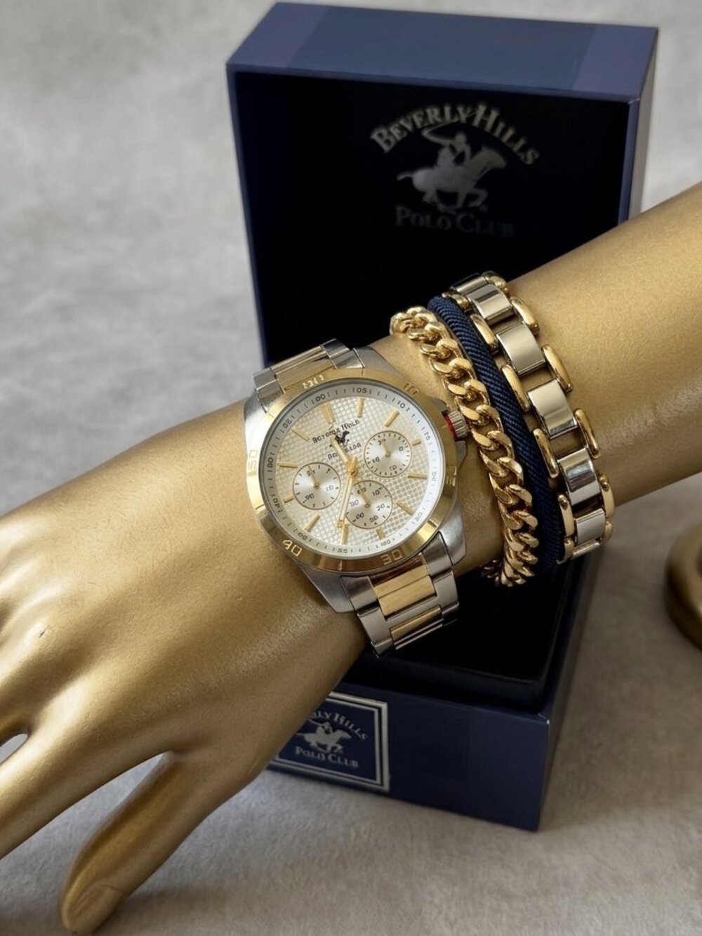 Beverly Hills Polo Club Watch and Bracelet Set